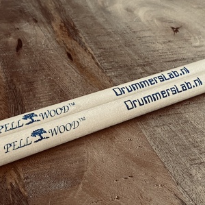 Jeroen Vrolijk van Drummerslab is al jaren een Pellwood gebruiker met eigen logo en design.